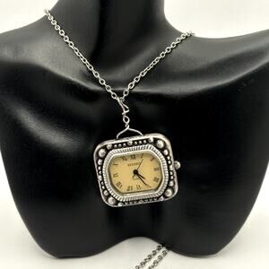 Kessaris Silver Western Watch Pendant